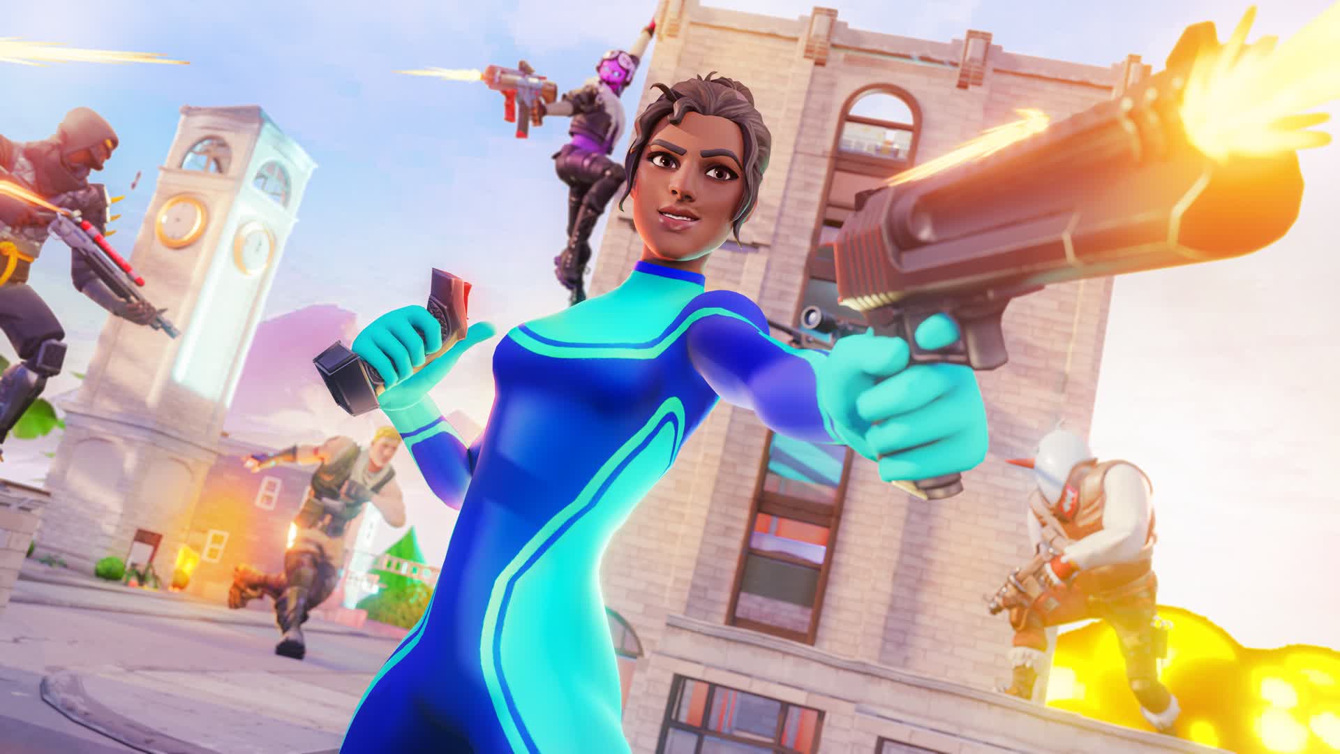 Tiny Tilted Gun Game screenshot