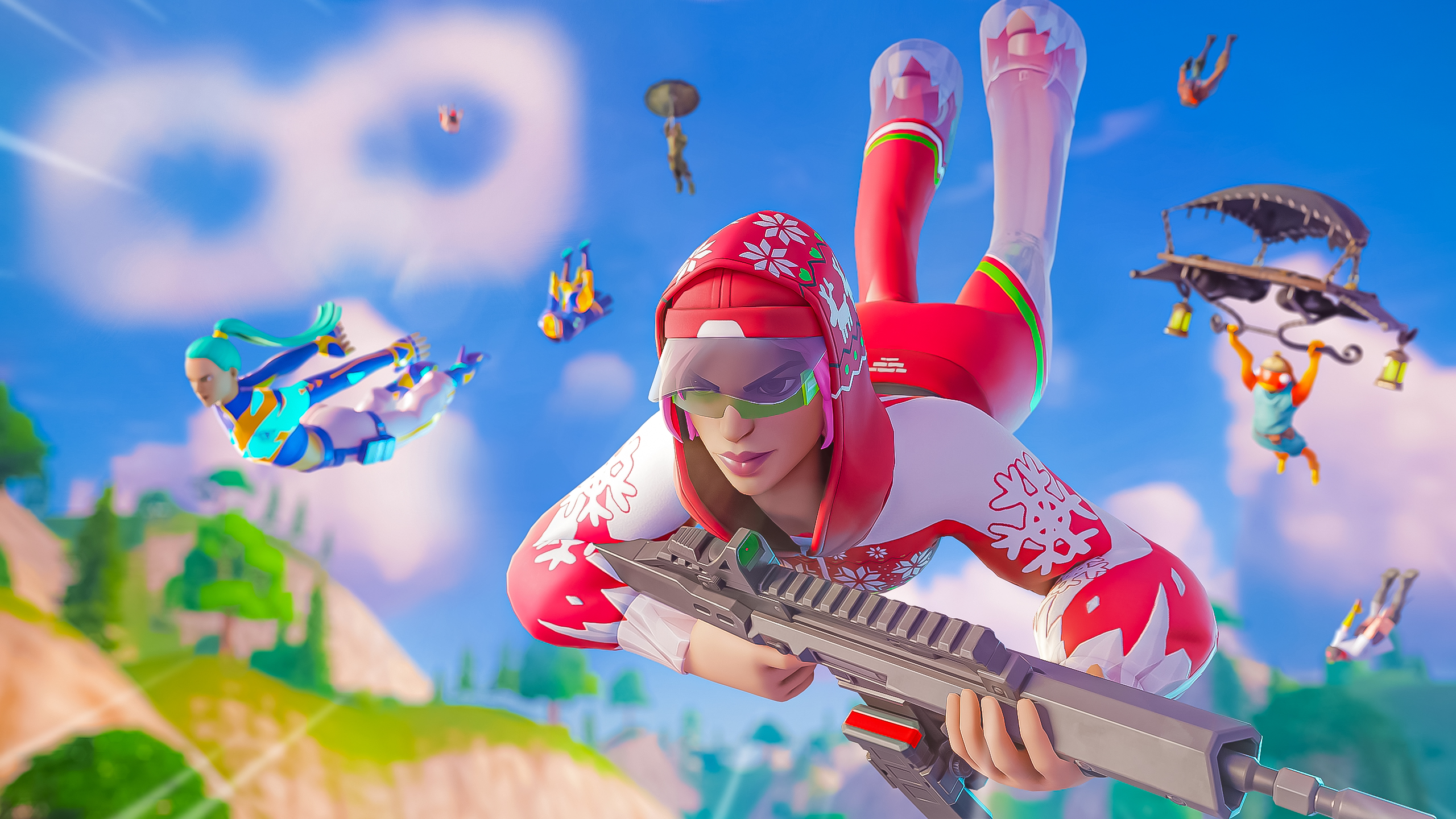 OG Fortnite map render by YapMaps